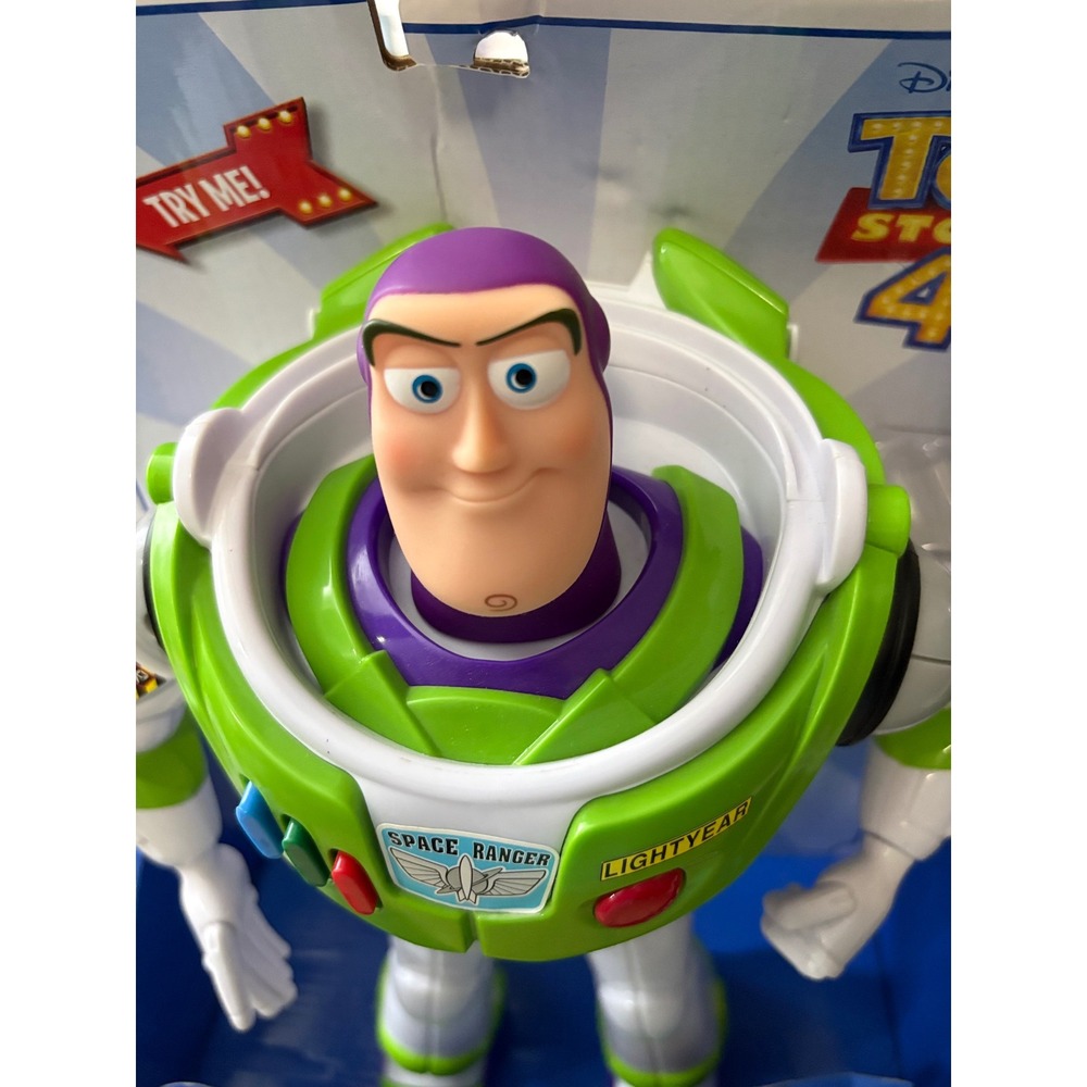 NIB Disney Pixar Toy Story 4 Buzz Lightyear Action Figure  Karate Chop Arm - Picture 3 of 6